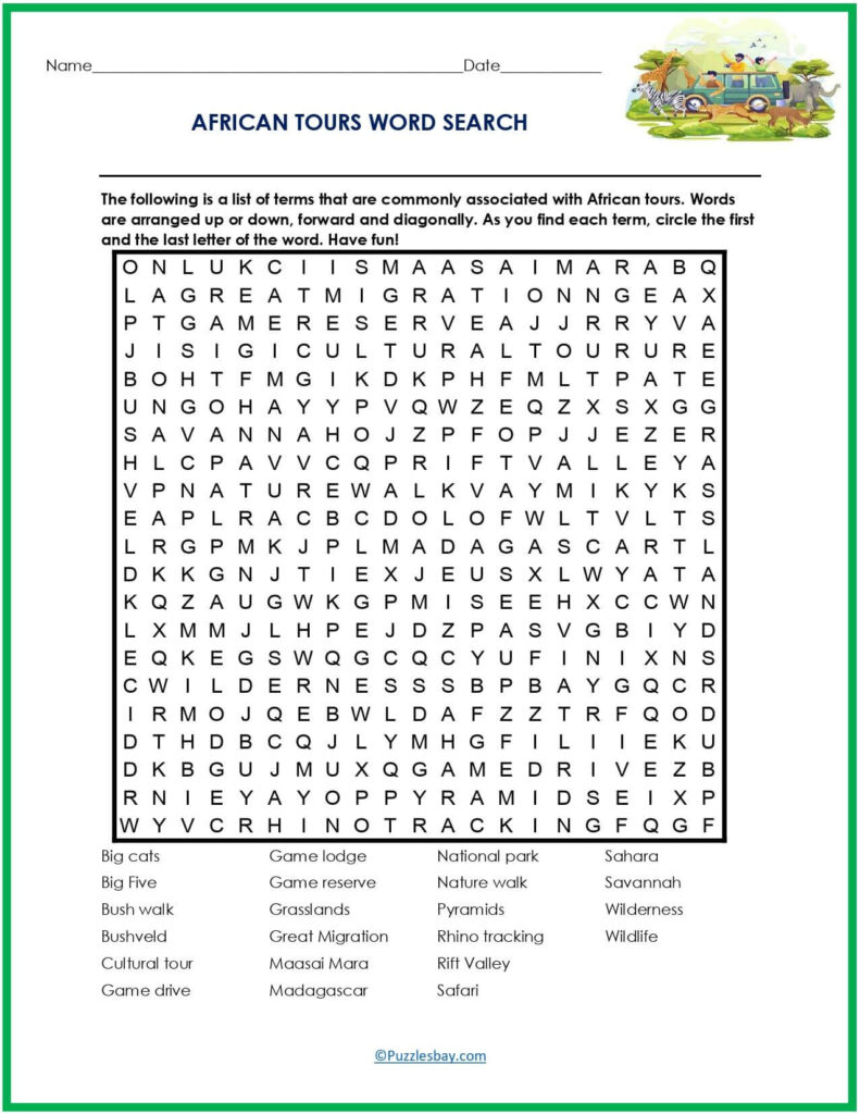 puzzle 164 africa tours