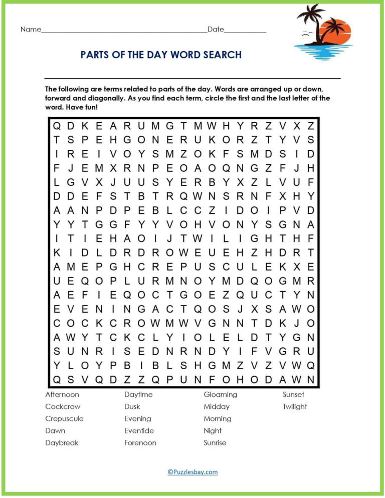 parts-of-the-day-word-search-puzzlesbay