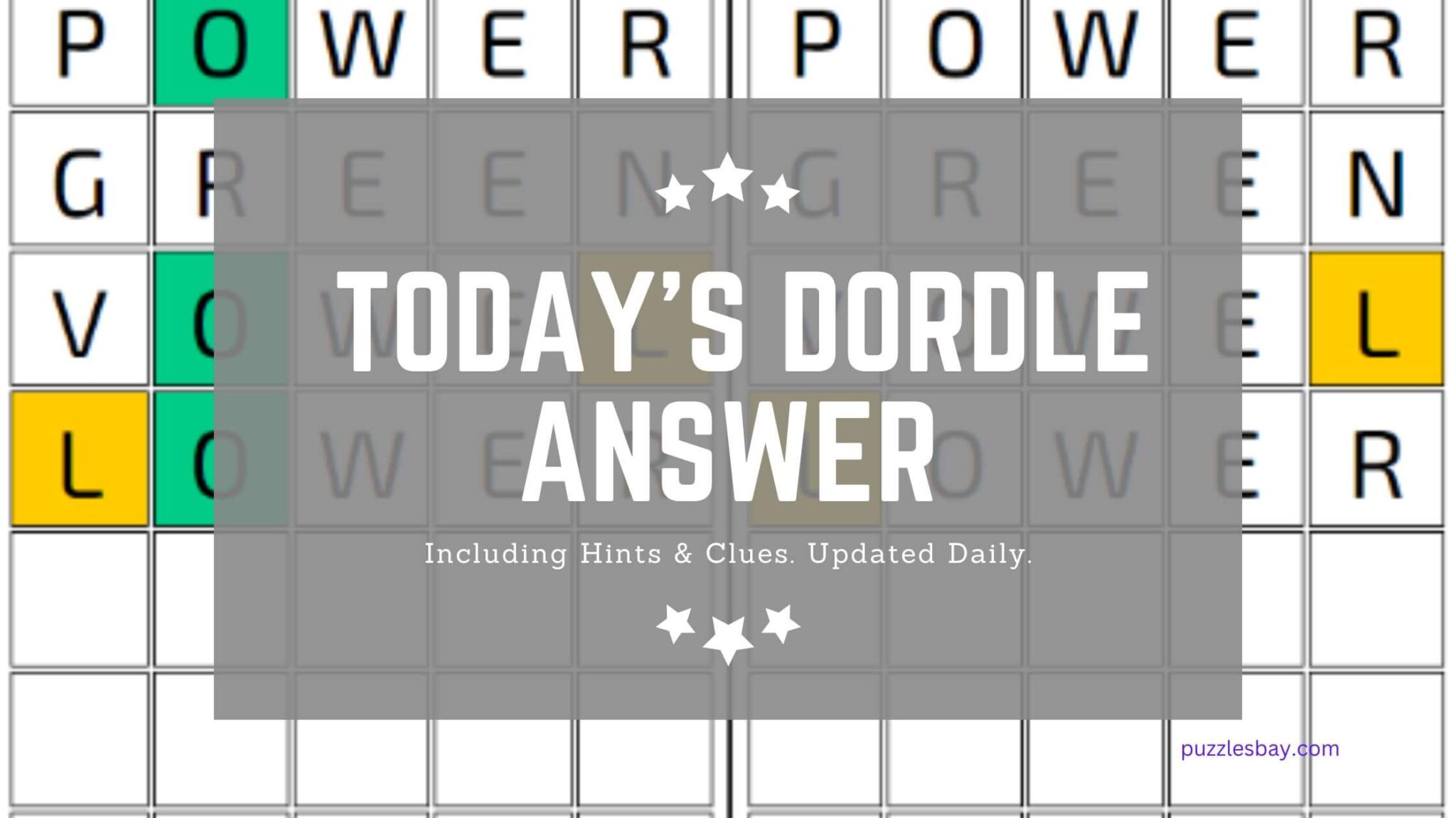 Dordle Answer Today | Hints, Clues, & Answer For December 11, 2024 ...