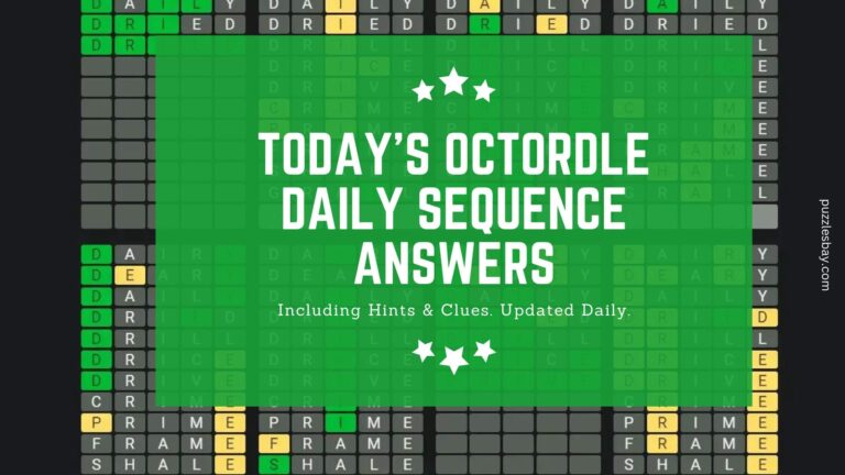 octordle sequence answer today 5 letters